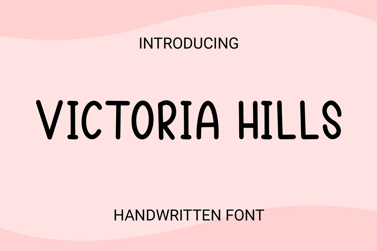 Victora Hills, a Font by WisnoetypeCo (Photo 1 of 5)