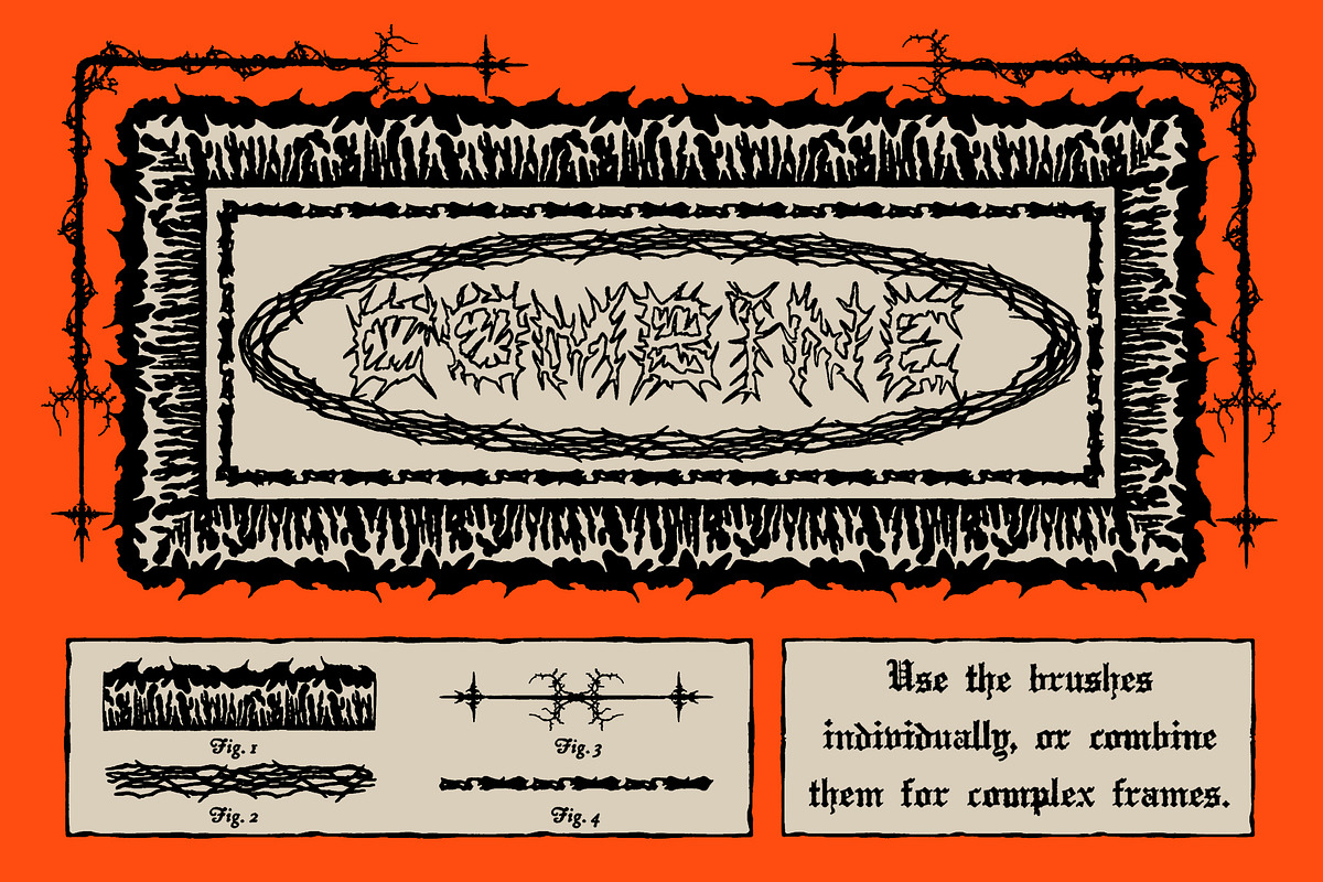 Cursed Illustrator Brushes, a Brush Add-On by MiksKS (Photo 5 of 24)