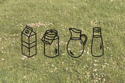 Dairy products and a cow, a Pattern Graphic by Oxi An illustrator (Thumbnail 6 of 7)