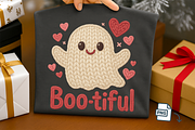 Faux Crochet Ghost PNG Boo-tiful, a Seasonal Illustration by Craftsbeefy (Thumbnail 1 of 6)