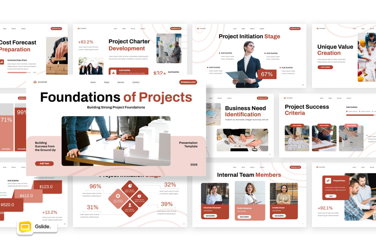 Foundations of Projects Google Slide, a Presentation Template by Loin Studio (Photo 1 of 4)