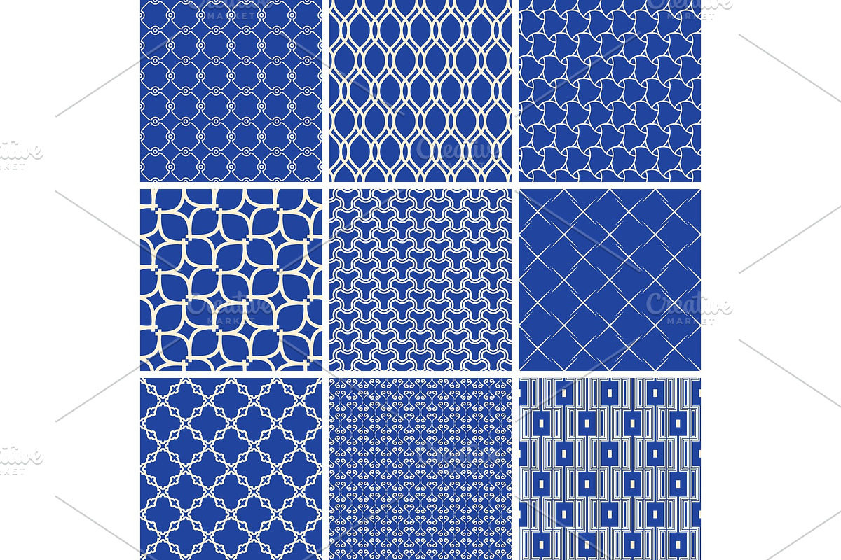 Set of Vector Seamless Geometric, a Pattern Graphic by FineArtStudio (Photo 1 of 3)