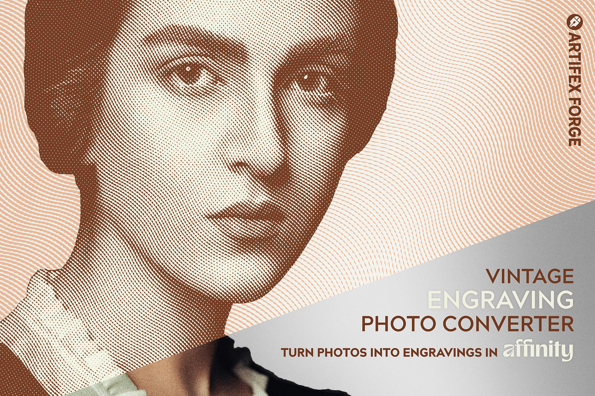 Vintage Engraved Photo Converter, a Brushes & More by The Artifex Forge (Photo 1 of 13)