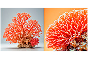 SET Sea coral Underwater Background, a Background Graphic by IrySha (Thumbnail 2 of 6)