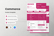 4 Set Commerce Invoice Template, a Print Template by twinstd (Thumbnail 1 of 5)