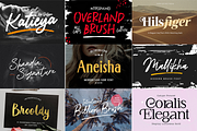 Fabulous Font Bundles, a Script Font by Gatype (Thumbnail 8 of 18)