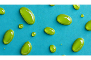 A lime green background serves as, a Nature Photo by ZinetroN