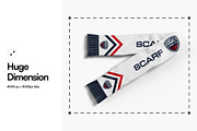 Scarf Football Mockup, a Merchandise Mockup by SLAB! Design (Thumbnail 2 of 5)