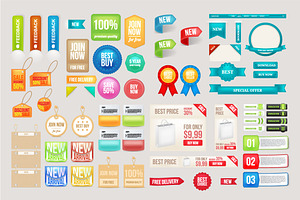 Set of vector banners