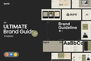 AURA-Brand Guideline Presentation, a Presentation Template by KreateTribe (Thumbnail 1 of 11)