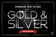 Gold & Silver #4 - 20 Text Styles, a Layer Style Add-On by Jonas Stensgaard (Thumbnail 5 of 23)