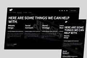 Black Agency Squarespace Template, a Squarespace Template by bonjourdsgnco (Thumbnail 4 of 6)