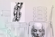 Chrome 3D Design Collection, a Graphic by LarysaZabrotskaya (Thumbnail 4 of 12)