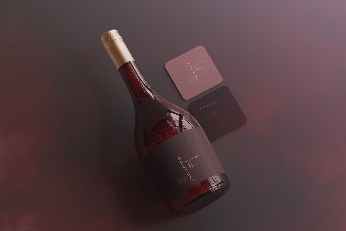 Red Wine Mockup Set, a Product Mockup by PSD Market (Photo 13 of 17)