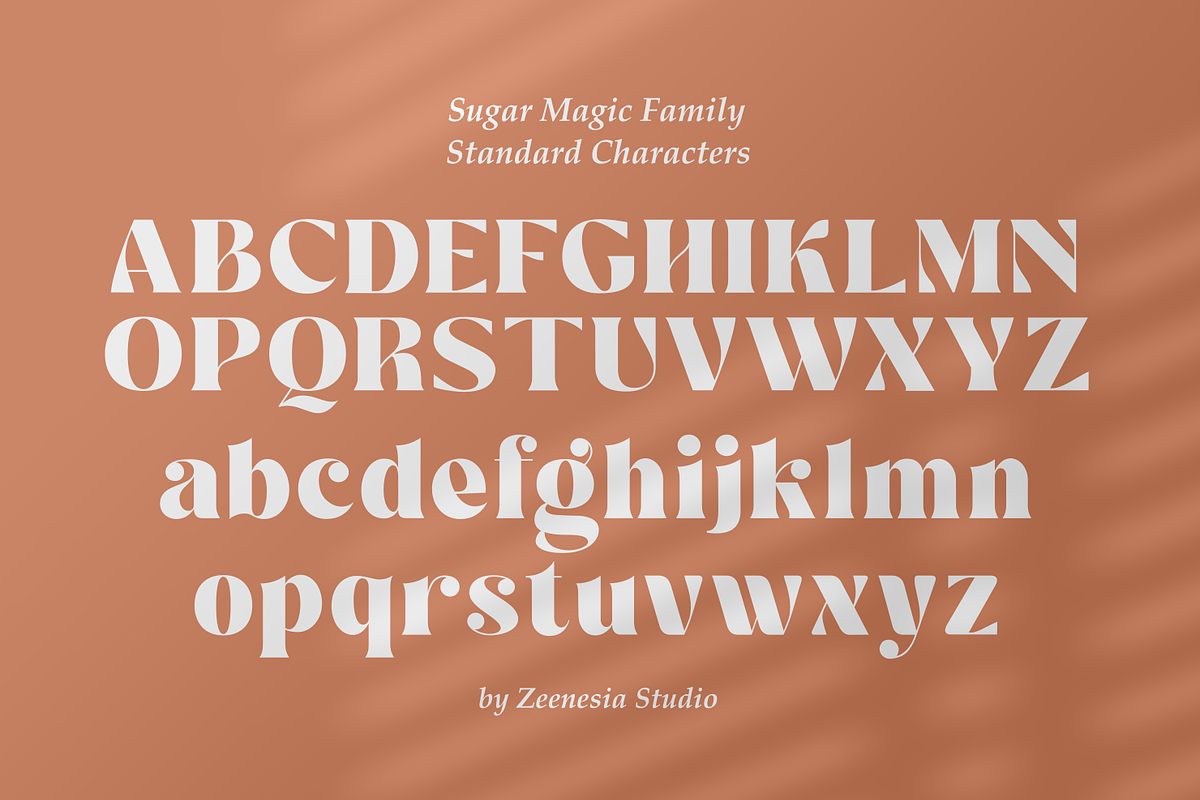 Sugar Magic Serif - 9 Font Family, a Serif Font by zeenesia (Photo 21 of 26)