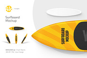 Surfboard Mockup Set, a Product Mockup by Country4k (Thumbnail 1 of 4)