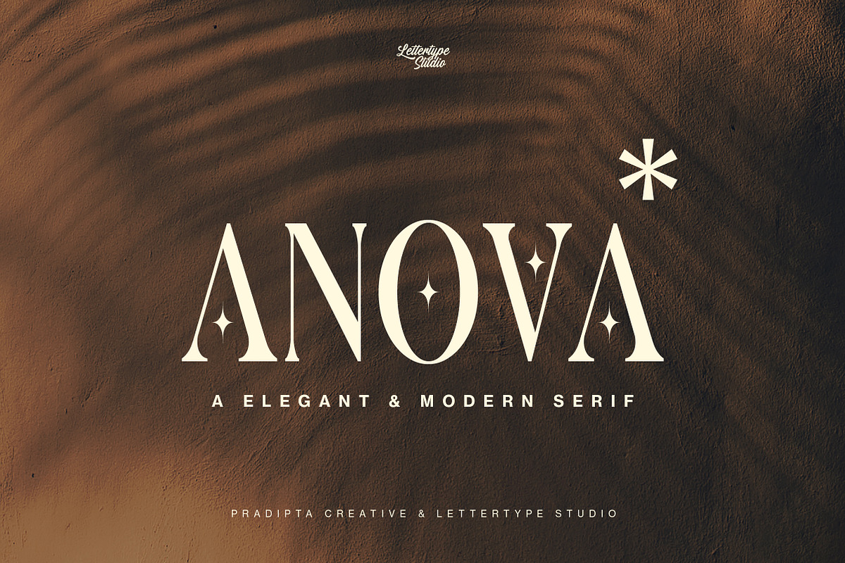 Anova a Elegant & Modern Serif, a Serif Font by Lettertype Studio (Photo 1 of 15)