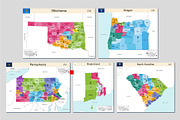 All maps of the United States, an Education Illustration by brichuas (Thumbnail 11 of 12)