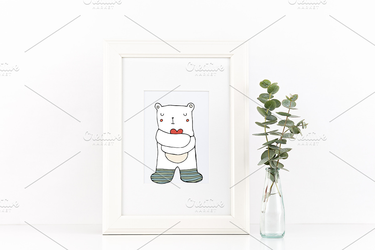 Cute Polar Bears Characters, an Animal Illustration by Anna Isaeva (Photo 2 of 4)