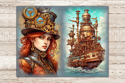 Steampunk Junk Journal Kit Ephemera, a Person Illustration by GlamArtZhanna (Thumbnail 6 of 9)