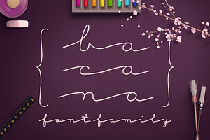 Bacana font family