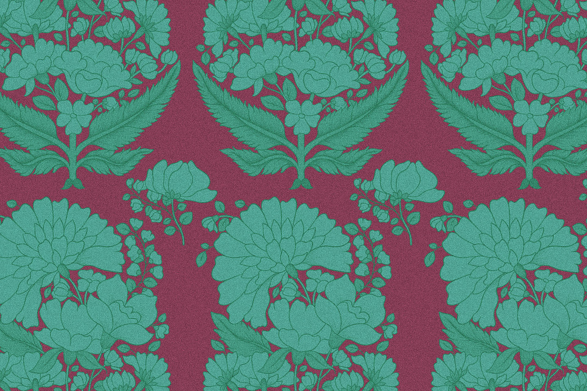 Paisley Floral Ornamental Pattern, a Pattern Graphic by likorbut (Photo 12 of 13)