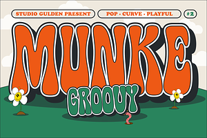 SG - MUNKE Groovy Display Font