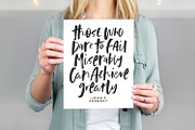 Misguided Brush Font, a Script Font by Sam Parrett (Thumbnail 7 of 8)