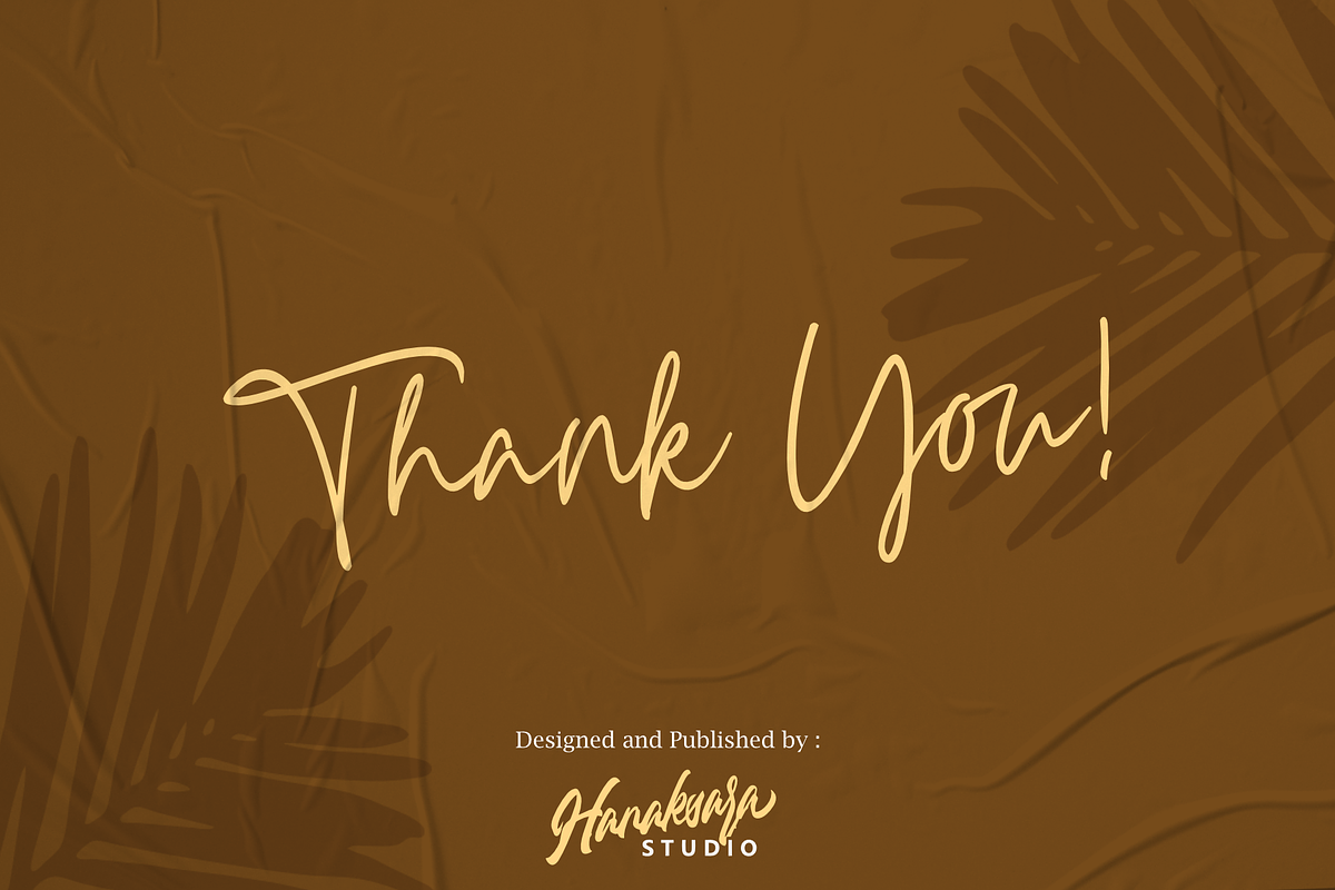 Carnollia Signature, a Script Font by Hanaksara Studio (Photo 15 of 15)