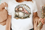 Quirky Beach Animals PNG Clipart, a Seasonal Illustration by CreationArt (Thumbnail 6 of 7)