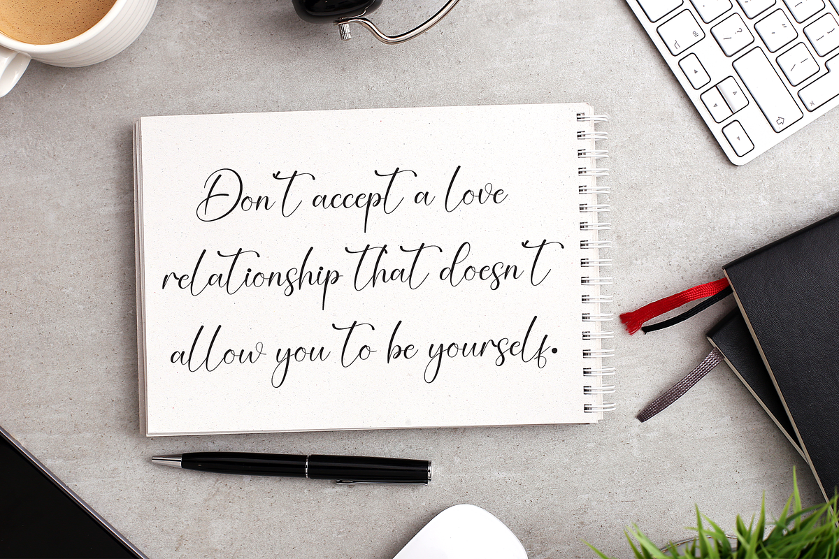 Mountain | Script Font, a Handwritten Font by Scratchones (Photo 3 of 9)