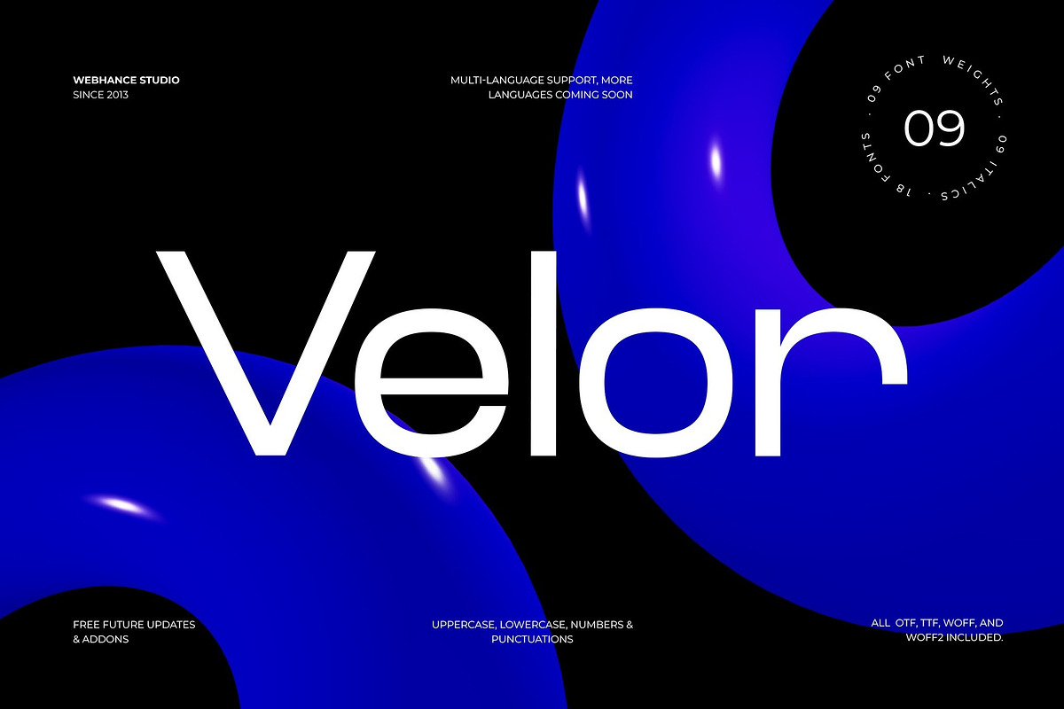 Velor - Modern and minimal Sans, a Sans Serif Font by Webhance Studio (Photo 1 of 13)