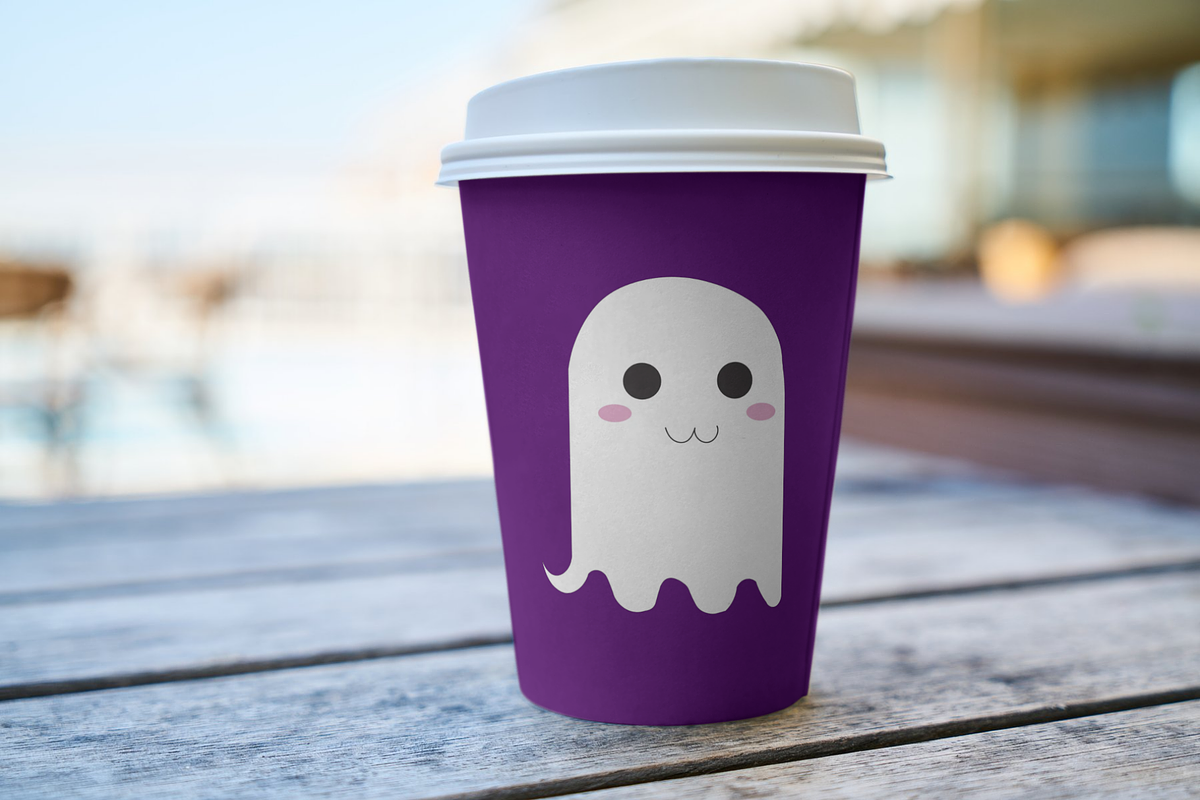 Simple Halloween Ghosts, a Seasonal Illustration by Raafeya's Crafts (Photo 3 of 4)