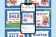 Winter Sale Social Media Post, a Social Media Template by twinstd (Thumbnail 3 of 3)