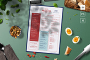 Modern Food Menu, a Print Template by The Savory Directors (Thumbnail 1 of 3)