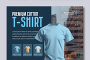 Premium Cotton T Shirt Social Media, a Social Media Template by MightyDesign (Thumbnail 3 of 7)