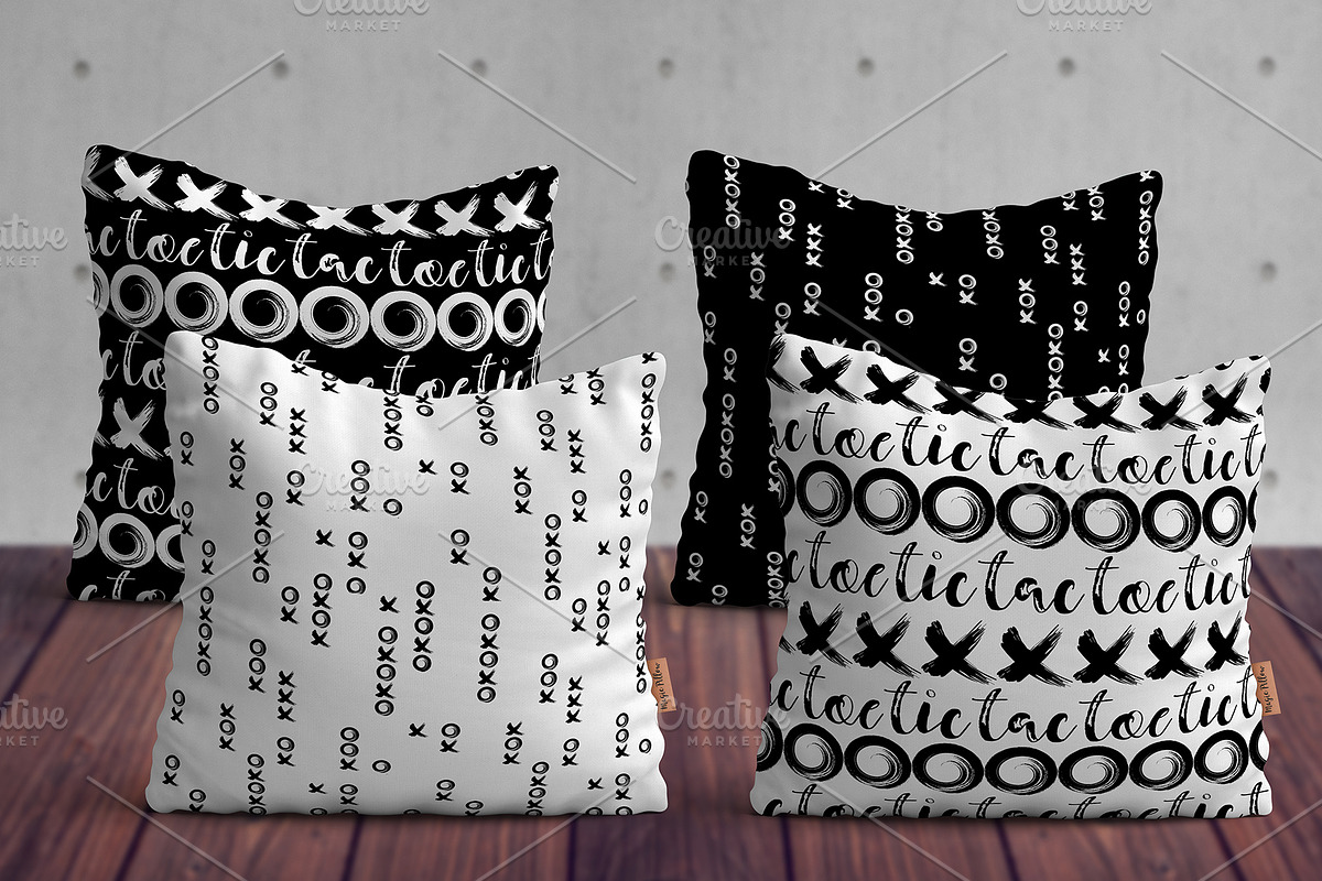 Tic Tac Toe, 28 patterns, a Pattern Graphic by NKTN graphics (Photo 8 of 8)