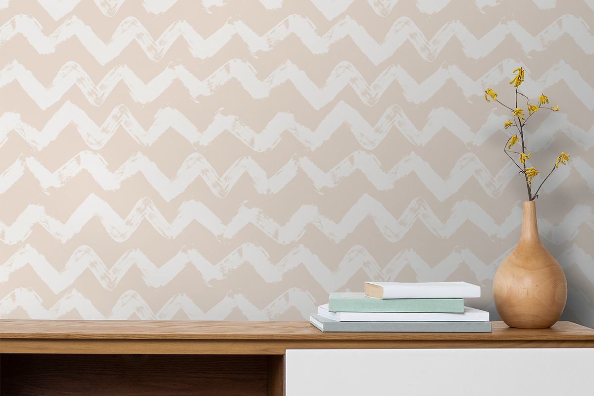 Bright Brush Zigzag, a Wallpaper Graphic by MalyskaStudio (Photo 4 of 10)