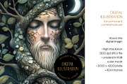 Tree Dryad Digital Illustration, a Person Illustration by The Dutch Lady Designs (Thumbnail 4 of 4)