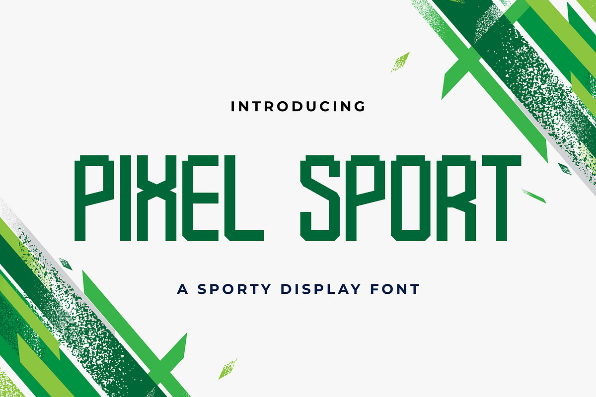 Pixel Sport - Sporty Display Font, a Sans Serif Font by StringLabs (Photo 1 of 10)