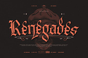 Rosezy Striking Blackletter Font, a Blackletter Font by infernostudio3 (Thumbnail 4 of 10)