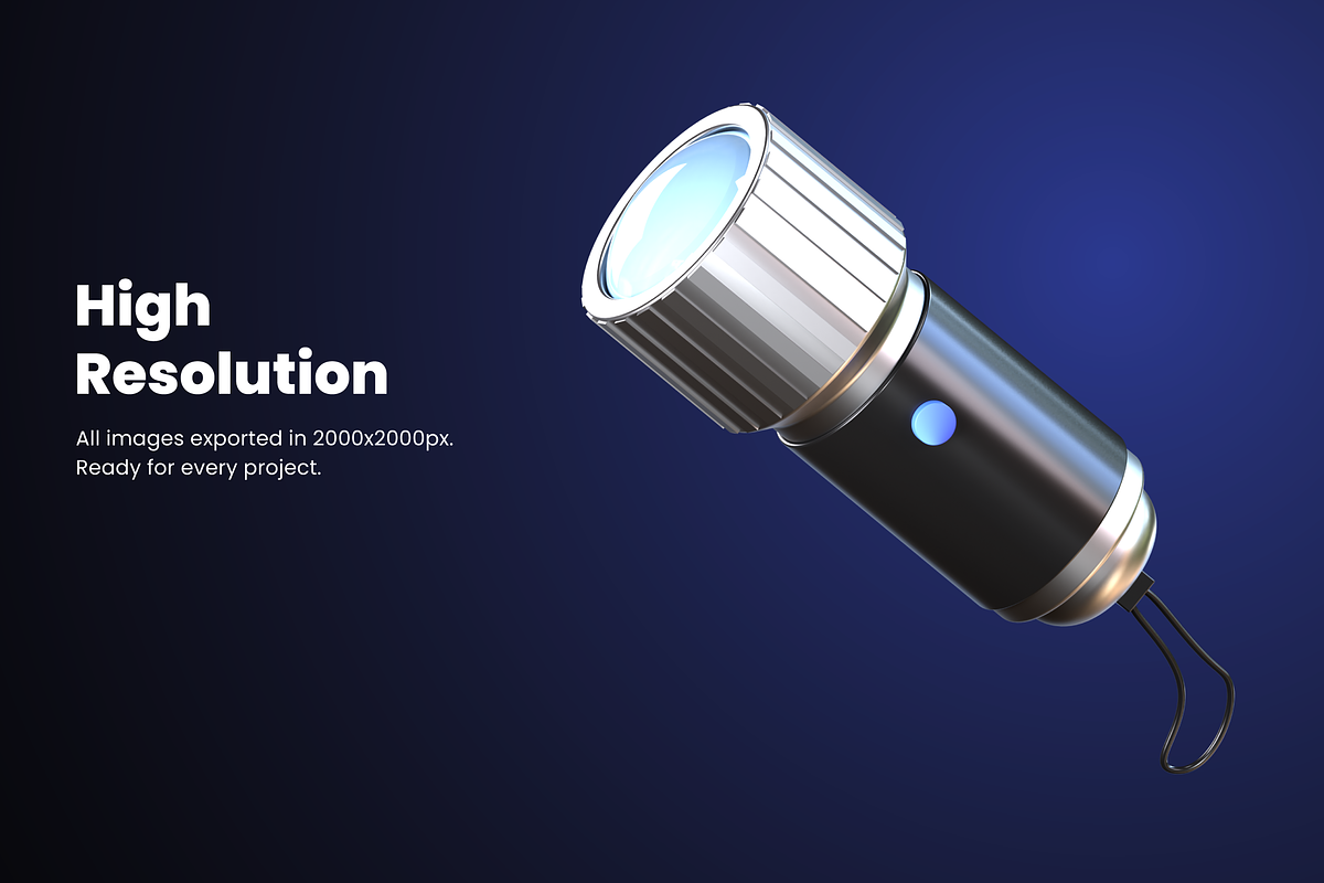 3D Safety Icons, an Object 3D Model by Flat Icons (Photo 5 of 8)