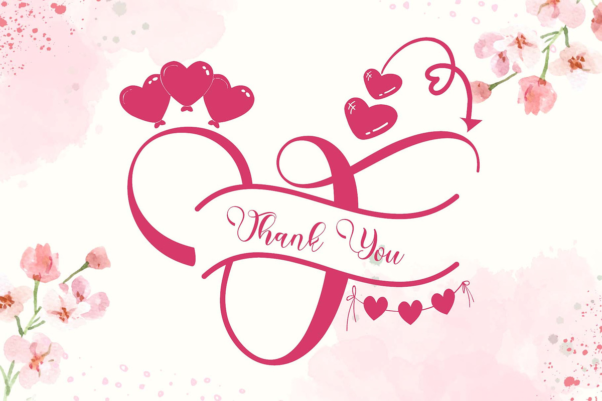 Dainty Valentine Monogram, a Handwritten Font by Yoga Letter (Photo 4 of 6)