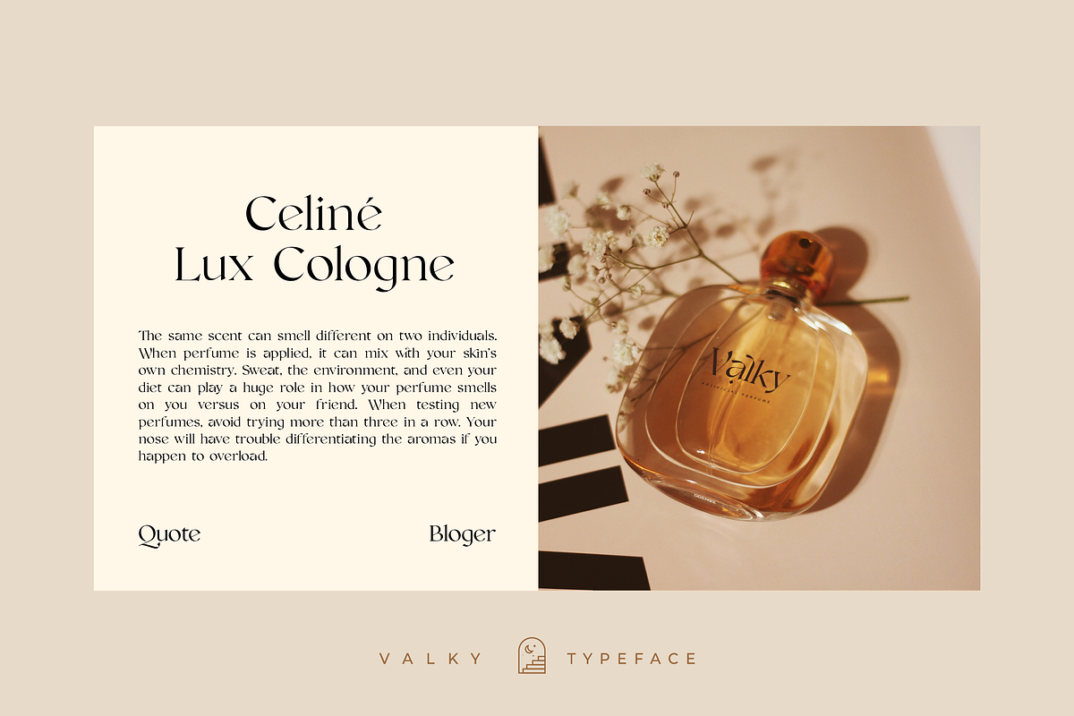 Valky Classic Modern Typeface, a Serif Font by Kaligra.co (Photo 11 of 30)