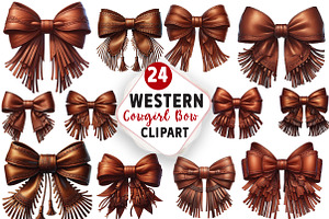 Western Cowgirl Bow Png