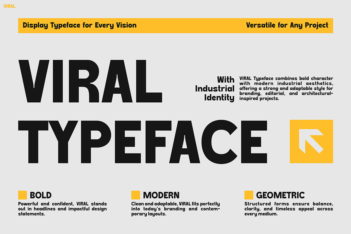 Viral, a Sans Serif Font by Pinisi ART (Photo 6 of 10)