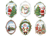 Santa Claus Frame Clipart, an Illustration by Designworld (Thumbnail 3 of 5)