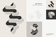 Greydient 5 - Blend Objects, an Object Graphic by kloroform (Thumbnail 9 of 14)