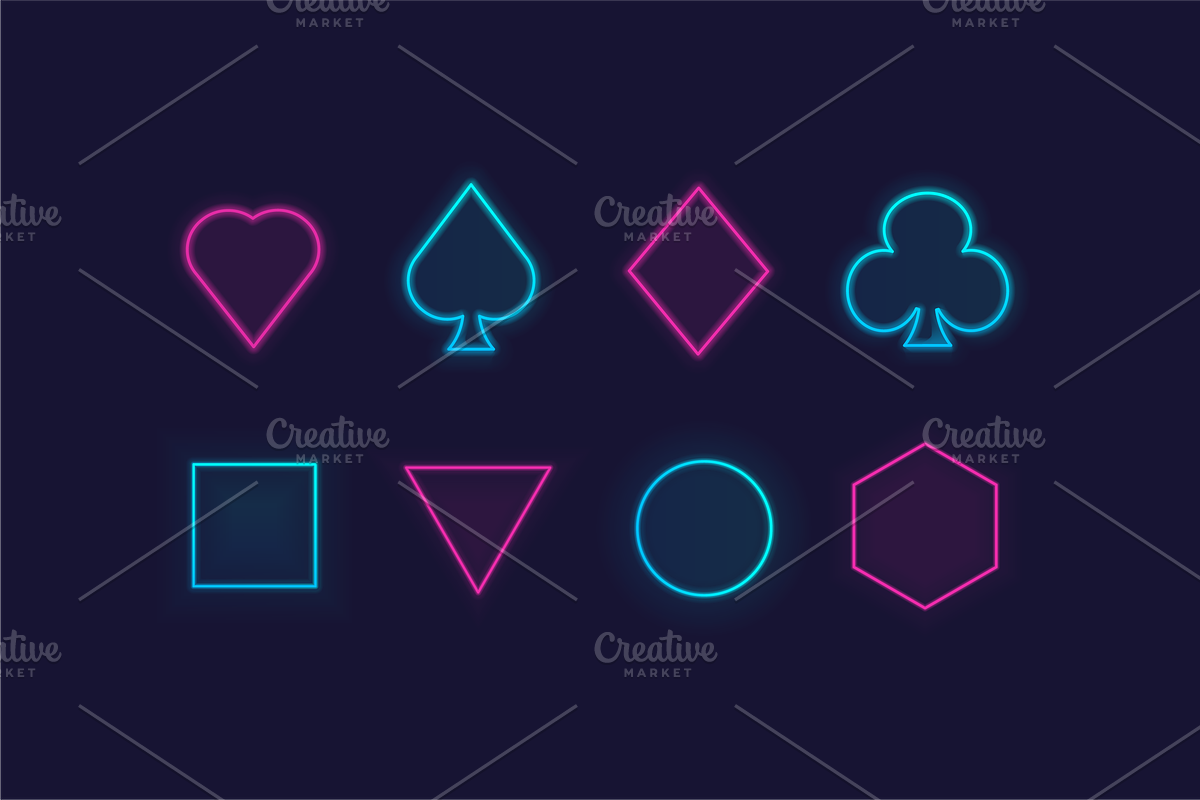 Neon Retro 80s Elements Pack, an Object Graphic by DenysHolovatiuk (Photo 10 of 10)