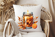 Watercolor Cozy Autumn Clipart, an Illustration by Libby Wishes (Thumbnail 8 of 9)